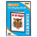 Tiger A3 Presentation Display Book 10 Pocket Black - 301426