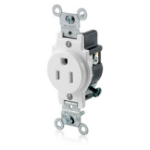 Leviton 5015-W socket-outlet NEMA 5-15 White