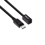 CLUB3D Mini DisplayPort 1.4 to DisplayPort Extension Cable 8K60Hz DSC 1.2 HBR3 HDR Bidirectional F/M 1m/3.28ft