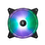 Chieftec NF-1225RGB koelsysteem voor computers Computer behuizing Ventilator 12 cm Zwart 1 stuk(s)