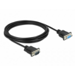 DeLOCK 86617 seriële kabel Zwart 3 m RS-232