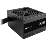 Corsair 750W CX750 PSU, Fully Wired, 80+ Bronze, Thermally Controlled Fan