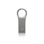 Silicon Power 32GB Firma F80 COB USB 2.0 sleutelring flashdrive Zilver