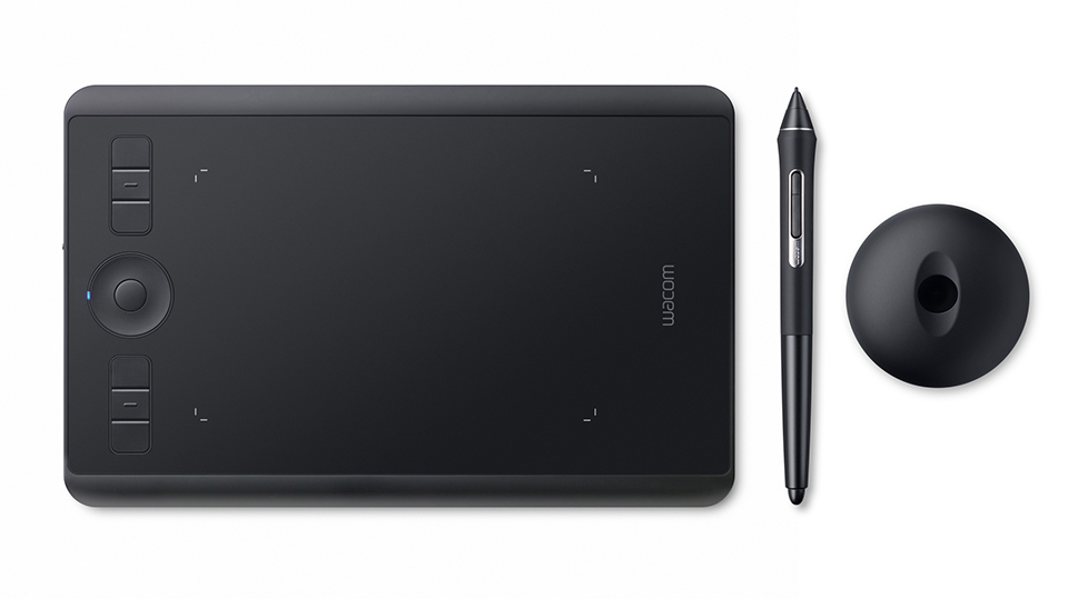 Image of Wacom Intuos Pro (S) graphic tablet Black 5080 lpi 160 x 100 mm...