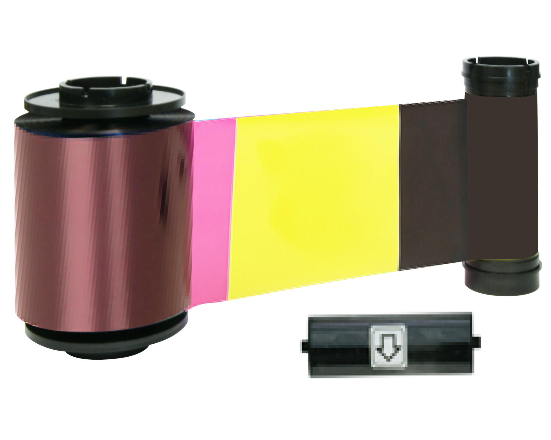 Image of IDP IDP Smart 659113 YMCKOK Colour Ribbon (500 Prints)