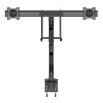 StarTech.com Monitor arm voor 2 schermen heavy duty bureaudoorvoer / bureauklem bevestiging