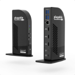 Plugable Technologies USB-C Triple Monitor Docking Station, 100W, Windows, Mac and Chrome