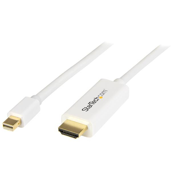 Image of StarTech.com Mini DisplayPort to HDMI Converter Cable - 3 ft (1m)...