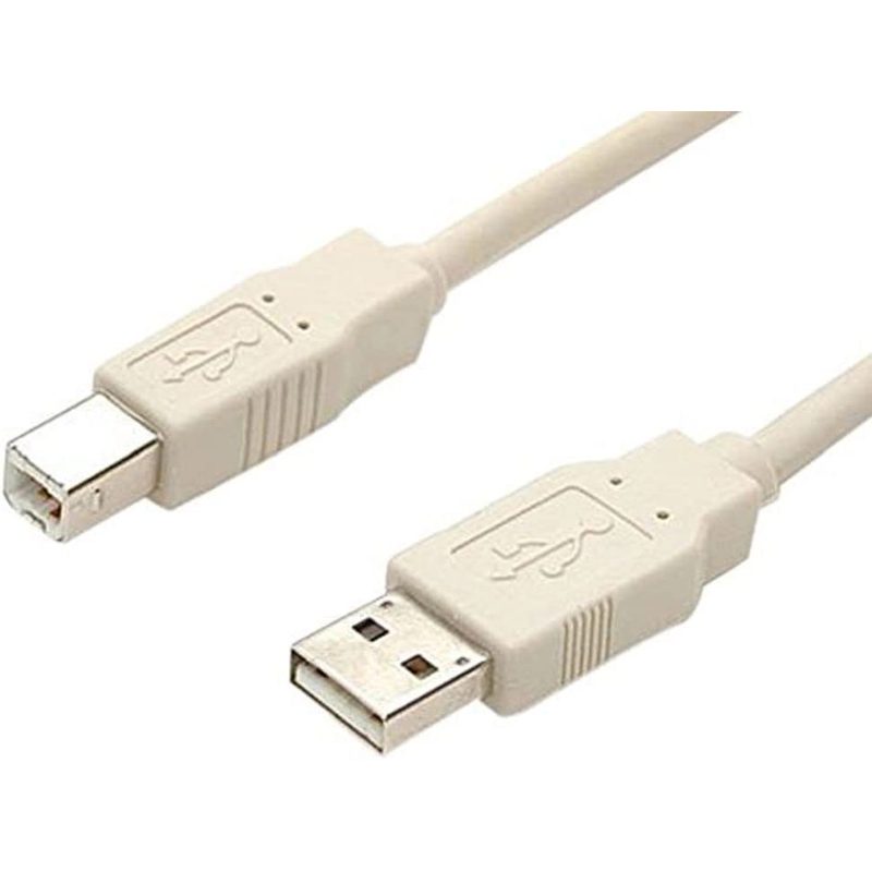 Image of FDL 2M USB 2.0 A TO B CABLE - BEIGE
