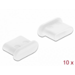 DeLOCK Dust Cover for USB Type-C female without grip 10 pieces white