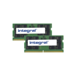 Integral 64GB (2x32GB) LAPTOP RAM MODULE DDR5 5600MHZ PC5-44800 UNBUFFERED NON-ECC 1.1V 2GX8 CL46 memory module