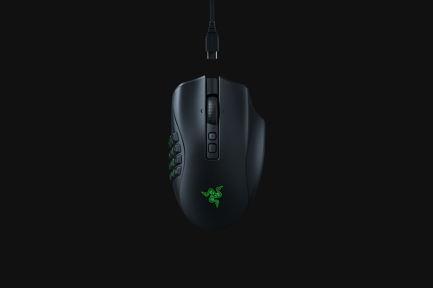 Image of Razer Naga V2 Pro mouse Right-hand RF Wireless + Bluetooth + USB...