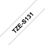 Brother TZE-S131 DirectLabel black on Transparent extra strong 12mm x 8m for Brother P-Touch TZ 3.5-12mm/18mm/6-18mm/6-24mm/6-36mm