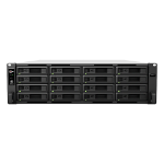Synology RackStation RS4021xs+ NAS Rack (3U) Nätverksansluten (Ethernet) Svart D-1541