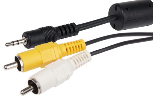 Maplin CO022 audio cable 1.8 m 2.5mm 2 x RCA Black