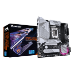 GIGABYTE B760M AORUS ELITE WIFI6E GEN5 Motherboard - Supports 14th Gen. Intel Core CPUs, 12+1+1 phases VRM, up to 5600MHz DDR5, 2xPCIe 4.0 M.2, Wi-Fi 6E, 2.5 GbE LAN, USB 3.2 Gen 2x2