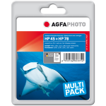 AgfaPhoto APHP45_78SET inktcartridge 1 stuk(s) Zwart, Cyaan, Magenta, Geel