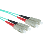 ACT 30 meter LSZH Multimode 50/125 OM3 glasvezel patchkabel duplex met SC connectoren