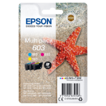 Epson C13T03U54020/603 Ink cartridge multi pack C,M,Y Blister Acustic Magnetic, 3x130 pages 2,4ml Pack=3 for Epson XP 2100