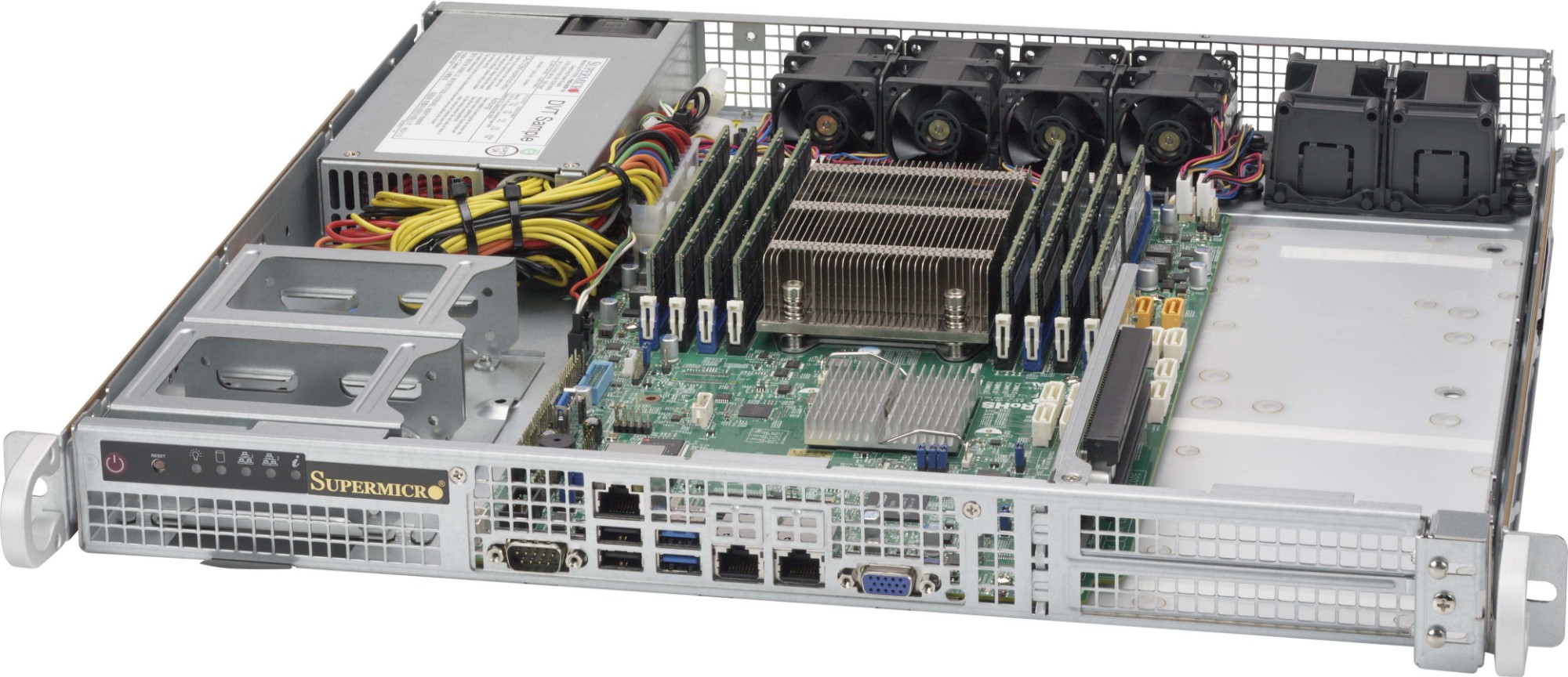 Supermicro CSE-515-350 computer case Rack Silver 350 W