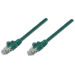 Intellinet Network Patch Cable, Cat6, 2m, Green, CCA, U/UTP, PVC, RJ45, Gold Plated Contacts, Snagless, Booted, Lifetime Warranty, Polybag