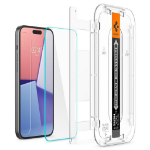 SPIGEN EU Product - iPhone 15 Plus Glas.Tr Ez Fit Screen Protector Tempered Glass - 2-Pack - Clear