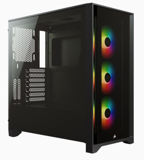 Image of Corsair iCUE 4000X RGB Midi Tower Black