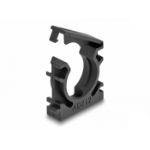 DeLOCK Cable sleeve holder with locking clip 21.2 mm 4 pieces black