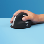 R-Go Tools Ergonomic mouse R-Go HE Break with break software, large (hand size ≥ 185 mm), right-handed, Bluetooth, black