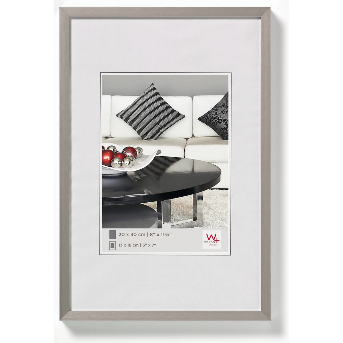 Image of walther design AJ342D - Aluminium - Steel - Single picture frame -...