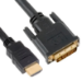 Astrotek HDMI to DVI-D Adapter Converter Cable 1m - Male to Male 30AWG OD6.0mm Gold Plated RoHS Black PVC Jac