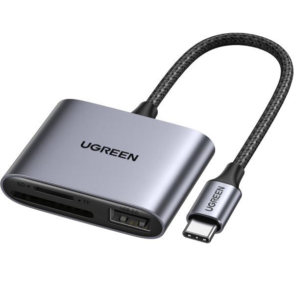 EU Product - USB-C to SD/TF + USB Memory Card Reader thumbnail
