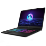 MSI Katana A17 AI B8VF-881NL AMD Ryzen™ 7 8845HS Laptop 43,9 cm (17.3") Full HD 16 GB DDR5-SDRAM 1 TB SSD NVIDIA GeForce RTX 4060 Wi-Fi 6E (802.11ax) Windows 11 Home Zwart