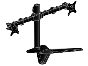 Image of iiyama DS1002D-B1 monitor mount / stand 76.2 cm (30") Black