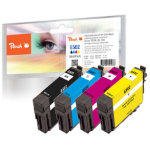 Peach PI200-834 inktcartridge 4 stuk(s) Compatibel Zwart, Cyaan, Magenta, Geel