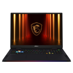 MSI Raider 18 HX AI A2XWJG NVIDIA GeForce Intel Core Ultra 9 285HX Laptop 45.7 cm (18") UHD+ 64 GB DDR5-SDRAM 4 TB SSD NVIDIA GeForce RTX 5090 Wi-Fi 7 (802.11be) Windows 11 Pro Black