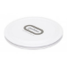 Manhattan Smartphone Wireless Charging Pad, Up to 15W charging (depends on device), QI certified, USB-C to USB-A cable included, USB-C input into pad, Cable 80cm, White, Three Year Warranty, Boxed