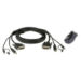 ATEN 2L-7D03UDX4 KVM cable Black 118.1" (3 m)