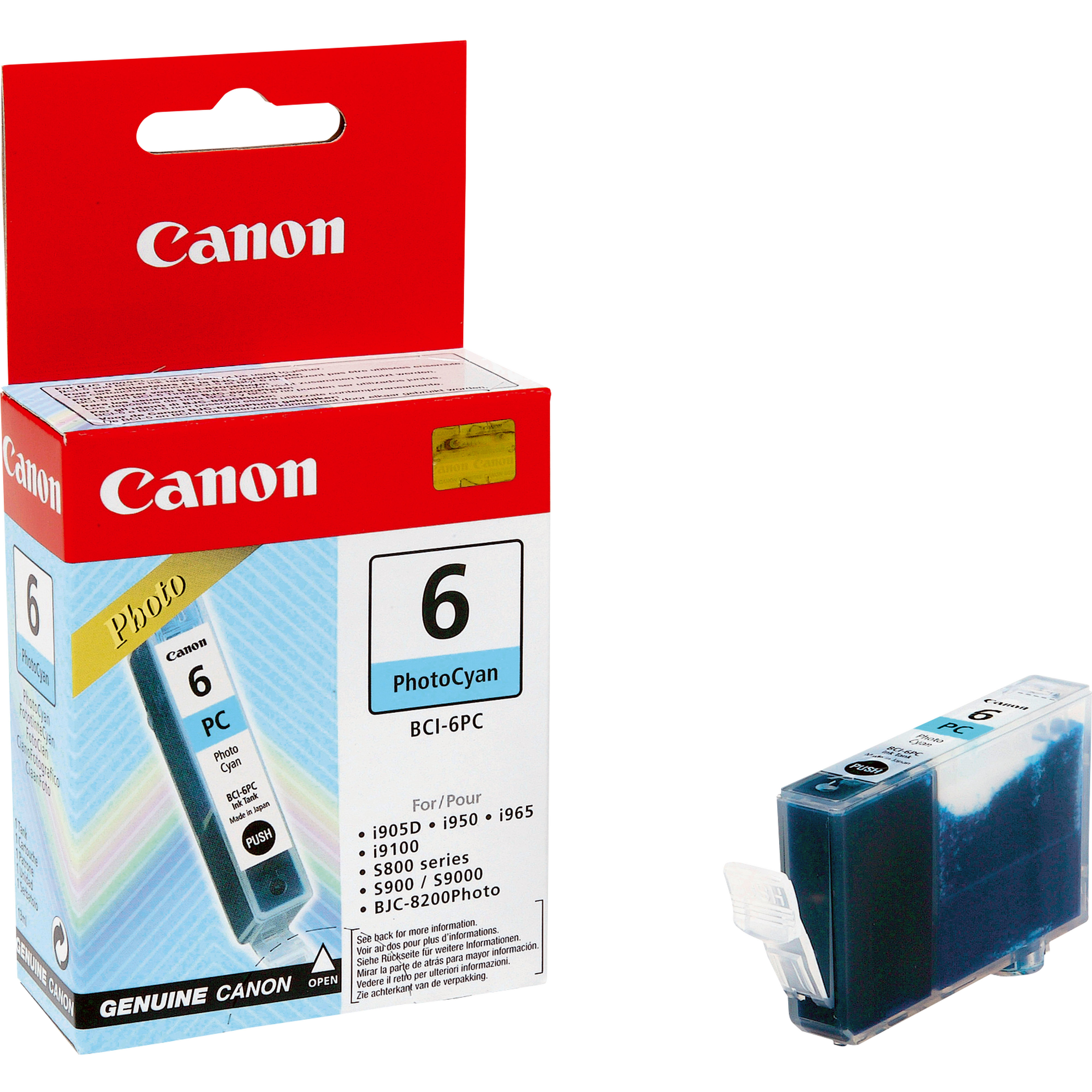 Image of Canon 4709A002/BCI-6PC Ink cartridge light cyan, 280 pages ISO/IEC...