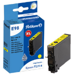 Pelikan 4109699/E98 Ink cartridge yellow, 1.1K pages 11ml (replaces Epson 27XL) for Epson WF 3620