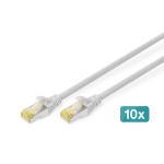 Digitus CAT 6A S/FTP patch cable, 10 pieces