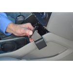 Brodit 855154 houder Passieve houder Mobiele computer, Mobiele telefoon/Smartphone, Navigator Zwart