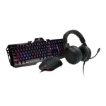 iogear GKMHKIT3 toetsenbord Inclusief muis Gamen USB QWERTY Engels Zwart