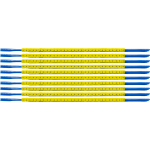 Brady SCNG-07-PLUS cable marker Black, Yellow Nylon 300 pc(s)