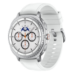 Samsung Galaxy Watch 8 Classic 3.3 cm (1.3") AMOLED 46 mm Digital 438 x 438 pixels Touchscreen 4G Silver Wi-Fi GPS (satellite)