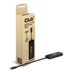 CLUB3D CSV-1554 hub & concentrateur USB Type-C Noir