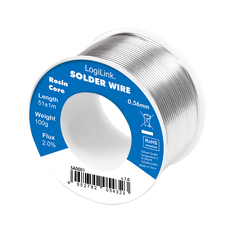 Image of LogiLink Soldering wire 0,56mm 100g