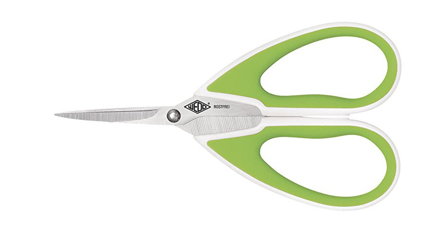 Wedo 975 4060 Art & Craft scissors Straight cut Green, White