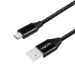 LogiLink CU0144 USB cable USB 2.0 1 m USB A Micro-USB B Black