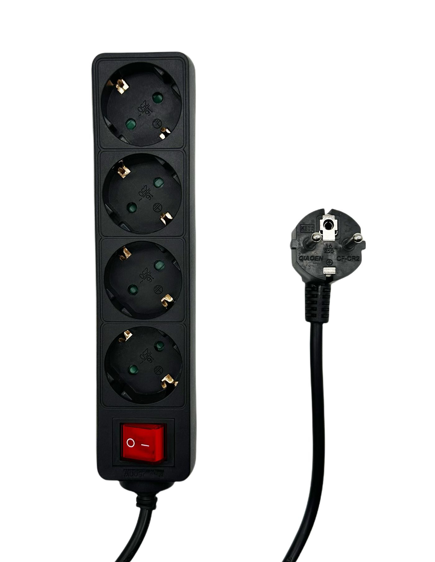 Microconnect Black Mc-Gru0045bs Power Extension 5 M 4 Ac Outlet(S) Indoor Bl